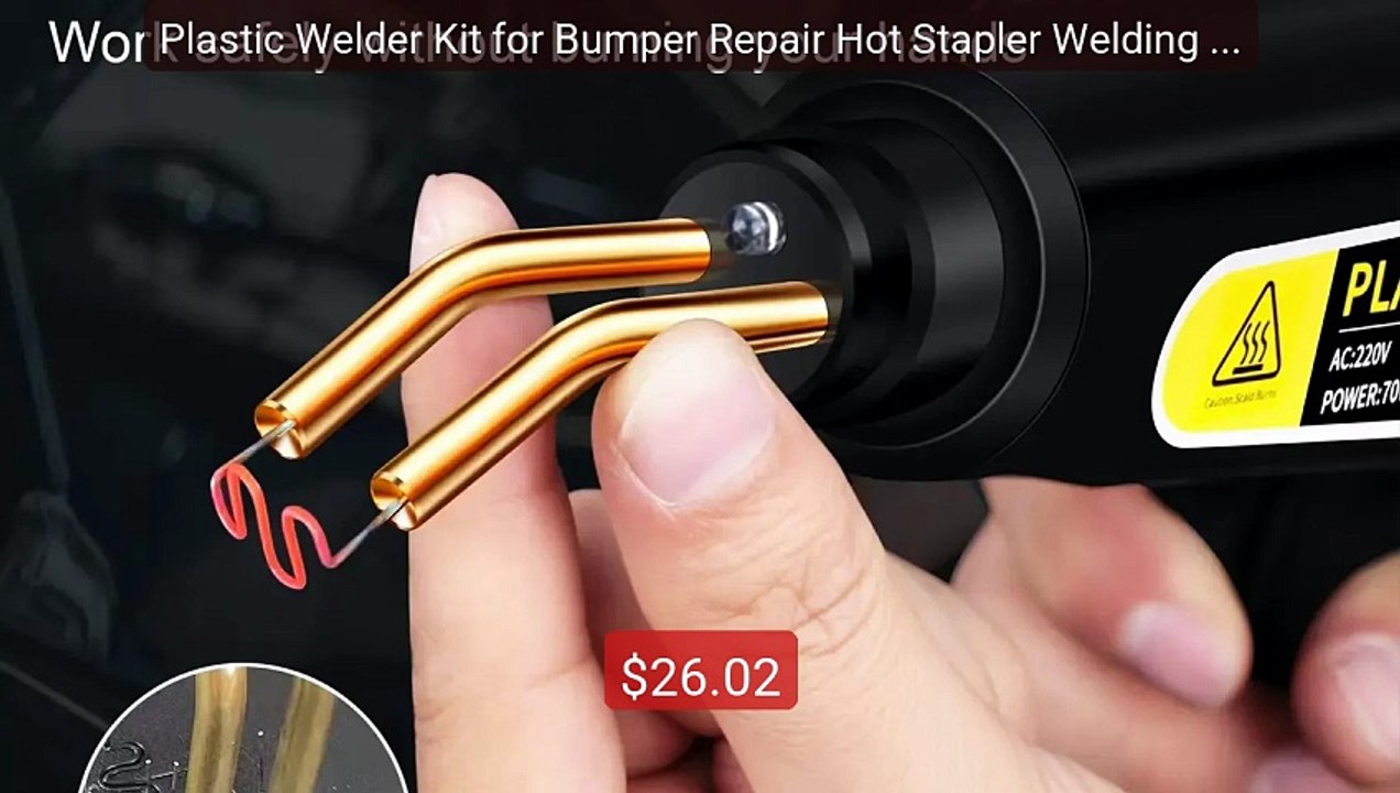 Plastic Welder Kit for Bumper Repair Hot Stapler Welding Gun Plast... -- Best Deal 2026 | Shop Now!