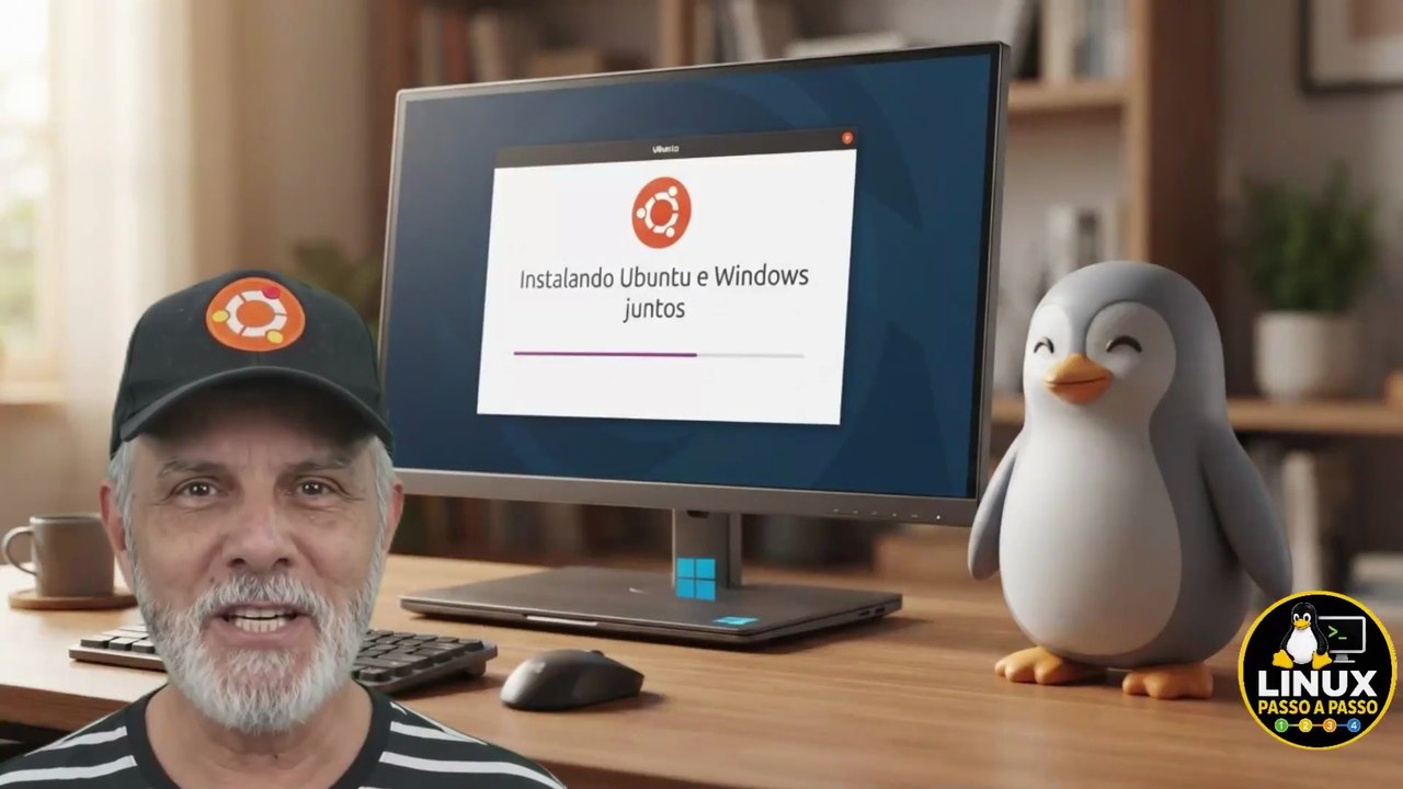 Aprenda a Instalar Ubuntu 26.04 ( Com /Home) ao Lado do Windows. PARA INICIANTES E TERCEIRA IDADE
