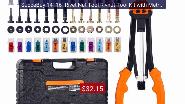 SucceBuy 14 16 Rivet Nut Tool Rivnut Tool Kit with Metric... Top Pick 2026 | Unbeatable Price!