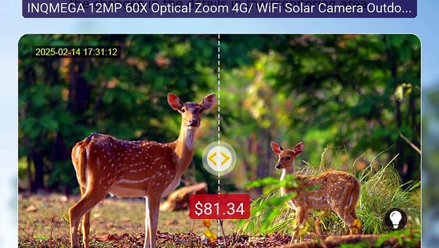 INQMEGA 12MP 60X Optical Zoom 4G/ WiFi Solar Camera Outdoor... Top Pick 2026 | Unbeatable Price!