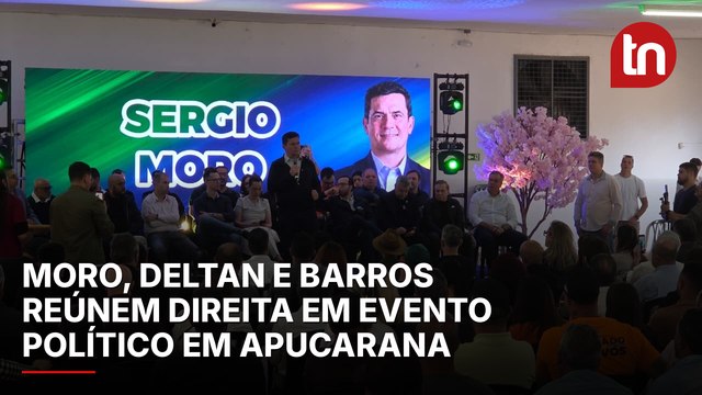 Moro, Deltan e Barros reúnem direita em evento político em Apucarana