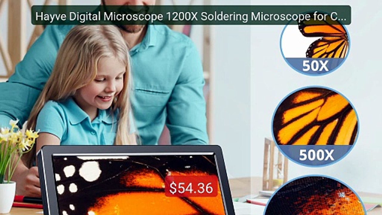 Hayve Digital Microscope 1200X Soldering Microscope for Coin 12MP P... -- Top Rated 2026 | Buy Now!
