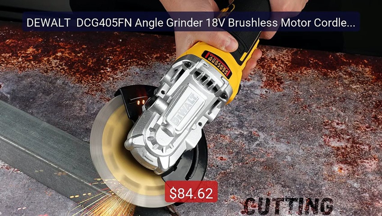 DEWALT  DCG405FN Angle Grinder 18V Brushless Motor Cordless Cutting... -- Top Rated 2026 | Buy Now!