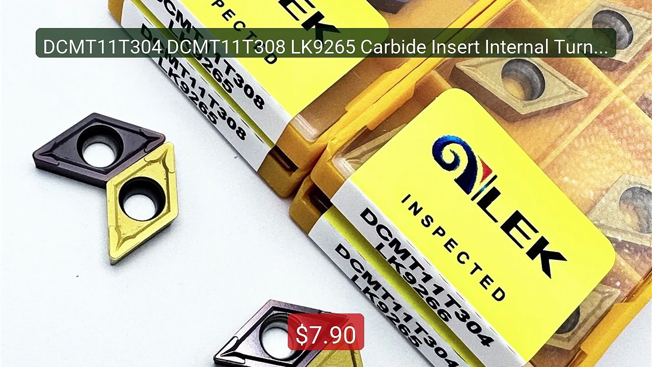 DCMT11T304 DCMT11T308 LK9265 Carbide Insert Internal Turnin... -- Top Pick 2026 | Unbeatable Price!