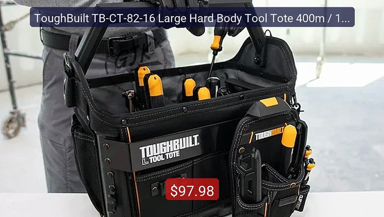ToughBuilt TB-CT-82-16 Large Hard Body Tool Tote 400m / 16" B... -- Amazing Value 2026 | Must Have!