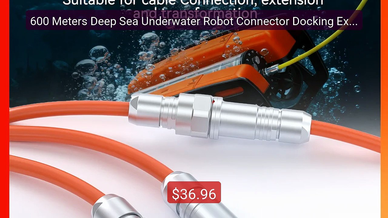 600 Meters Deep Sea Underwater Robot Connector Docking Extend ... -- Best Buy 2026 | Great Quality!