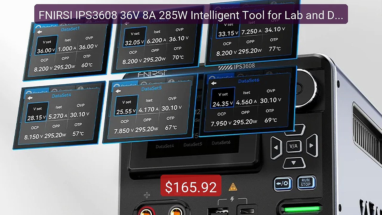 FNIRSI IPS3608 36V 8A 285W Intelligent Tool for Lab and DIY, C... -- Hot Deal 2026 | Limited Offer!