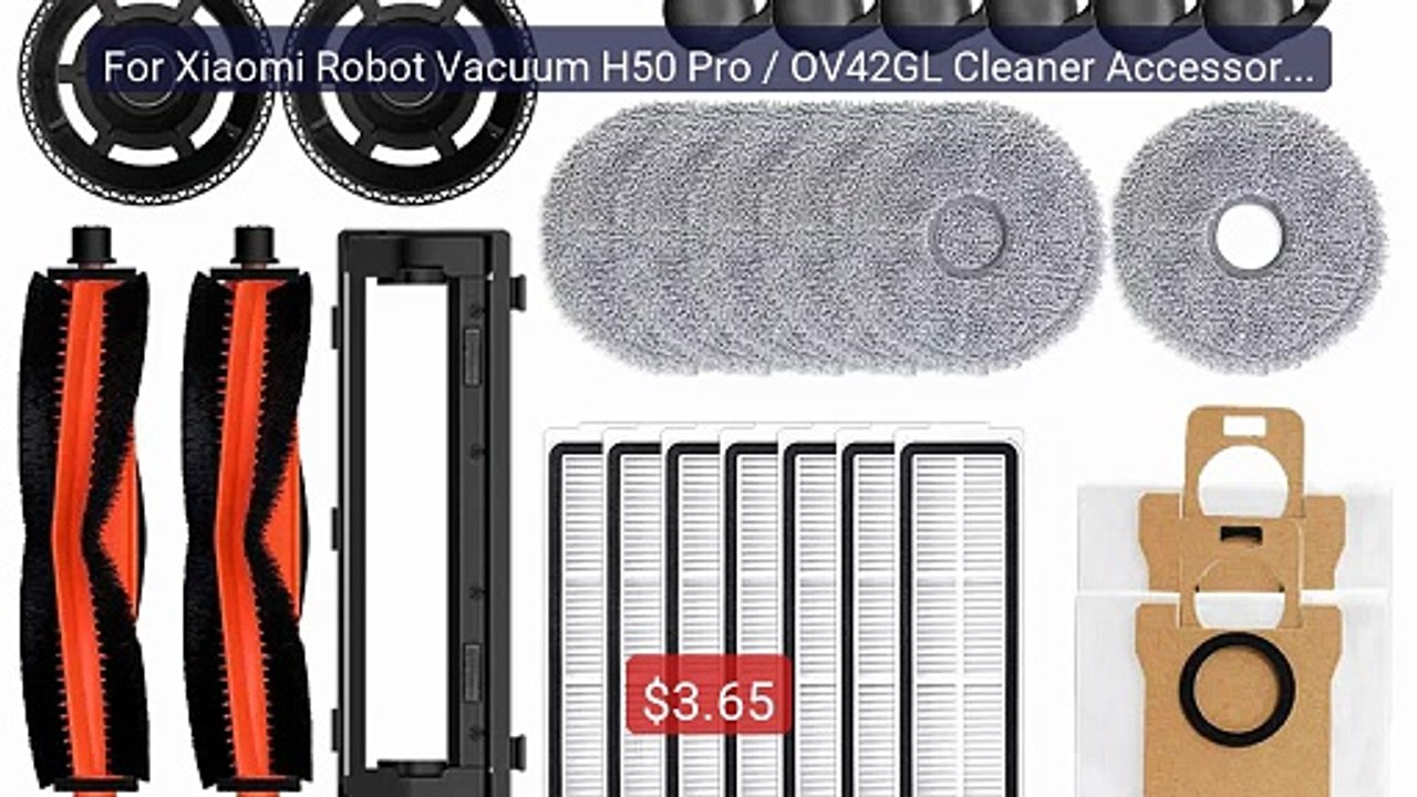 For Xiaomi Robot Vacuum H50 Pro / OV42GL Cleaner Accessories M... -- Hot Deal 2026 | Limited Offer!