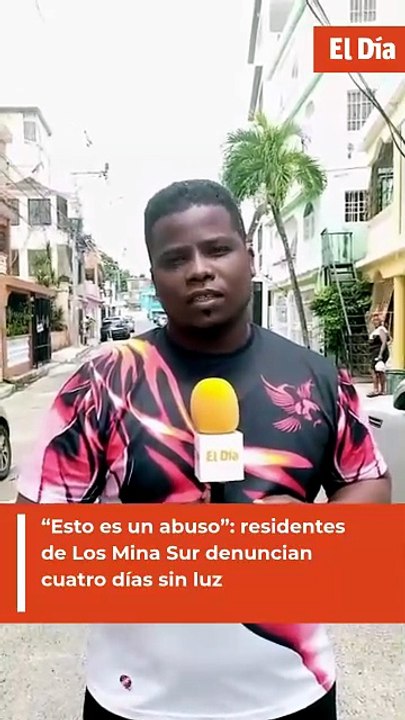 “Esto es un abuso”: residentes de Los Mina Sur denuncian que llevan cuatro días sin electricidad