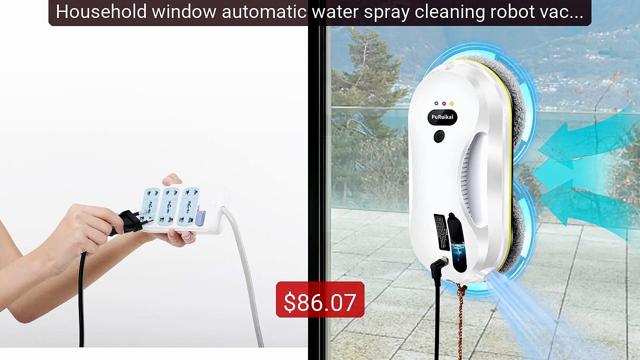 Household window automatic water spray cleaning robot vacuum c... -- Best Buy 2026 | Great Quality!