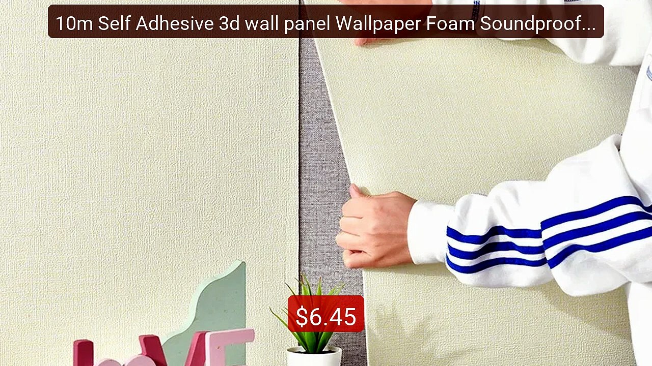 10m Self Adhesive 3d wall panel Wallpaper Foam Soundproof Wate... -- Best Buy 2026 | Great Quality!