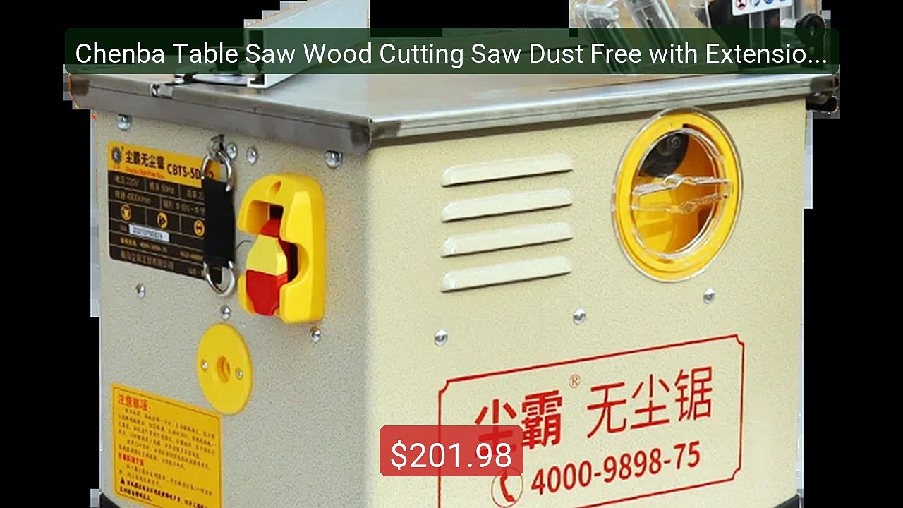 Chenba Table Saw Wood Cutting Saw Dust Free with Extension Table Po... -- Top Rated 2026 | Buy Now!