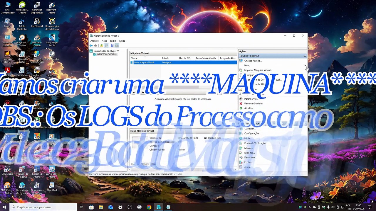 Windows 10 IoT LTSC  - Correção da ISO de Instalação   UEFI CA2023  no HyperV.  Vídeo 3.   Confiram.