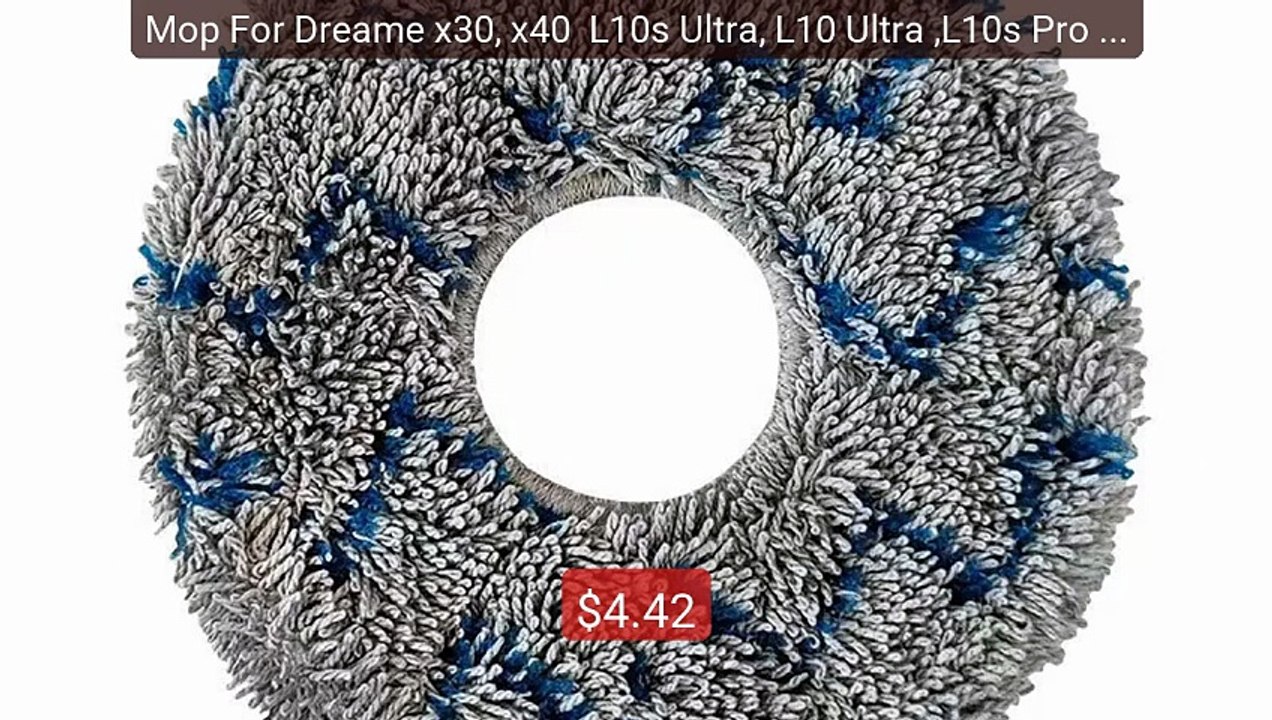 Mop For Dreame x30, x40  L10s Ultra, L10 Ultra ,L10s Pro Ultra... -- Best Buy 2026 | Great Quality!
