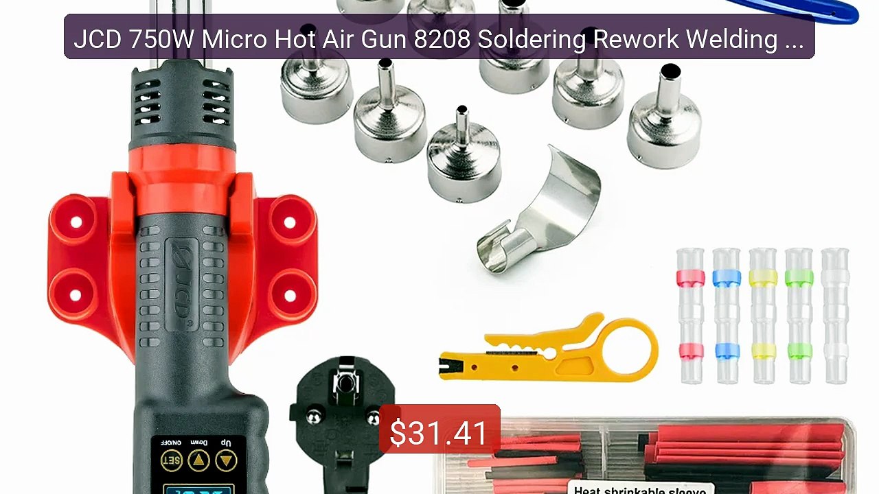 JCD 750W Micro Hot Air Gun 8208 Soldering Rework Welding Stat... -- Amazing Value 2026 | Must Have!