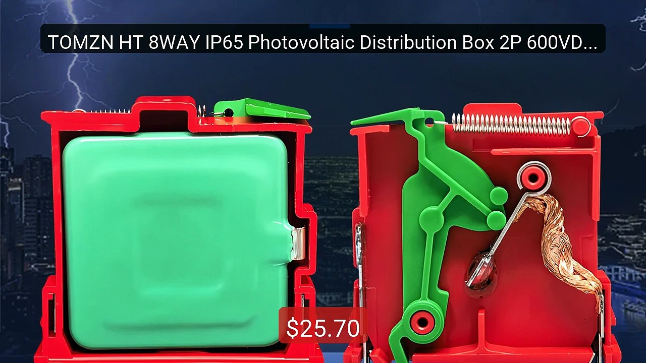 TOMZN HT 8WAY IP65 Photovoltaic Distribution Box 2P 600VDC 16A... -- Hot Deal 2026 | Limited Offer!