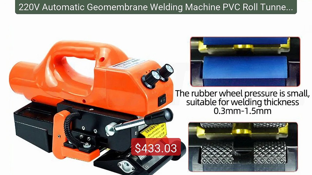 220V Automatic Geomembrane Welding Machine PVC Roll Tunnel Waterpro... -- Top Rated 2026 | Buy Now!