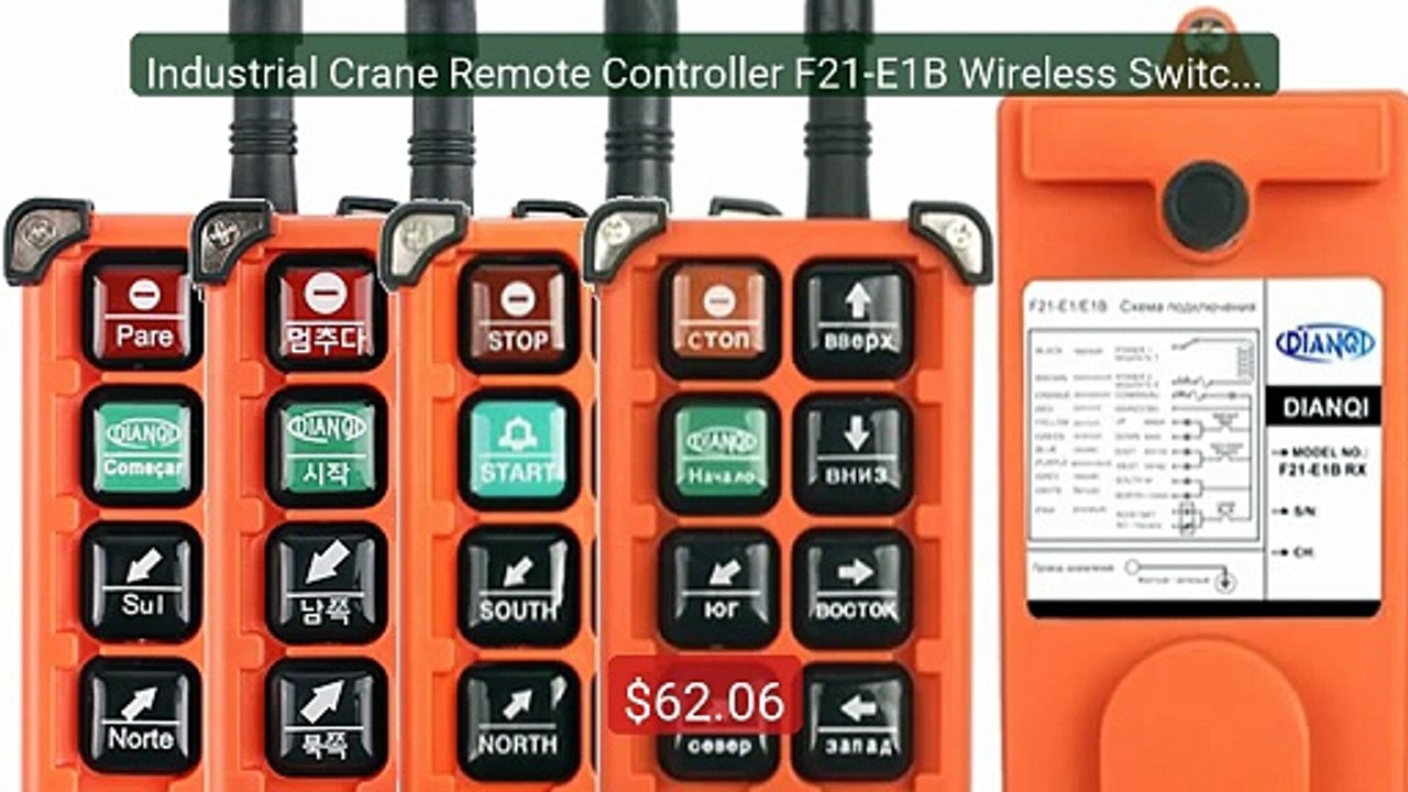 Industrial Crane Remote Controller F21-E1B Wireless Switches ... -- Amazing Value 2026 | Must Have!