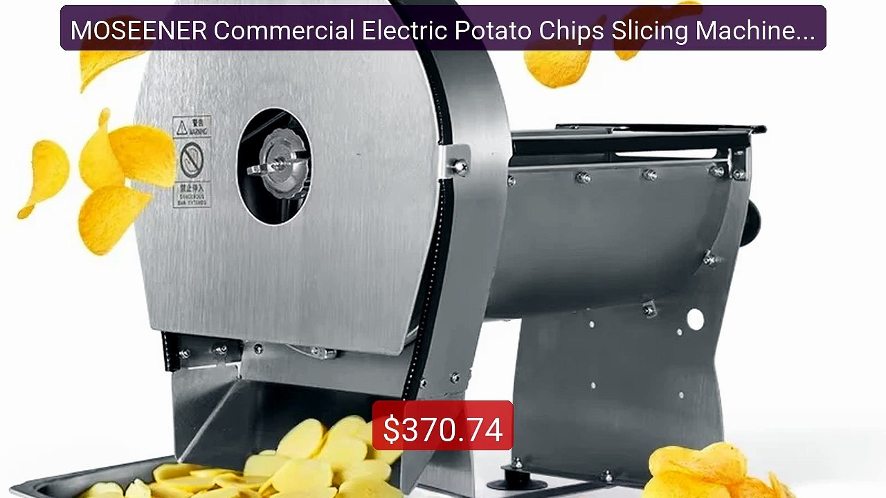 MOSEENER Commercial Electric Potato Chips Slicing Machine Frui... -- Hot Deal 2026 | Limited Offer!