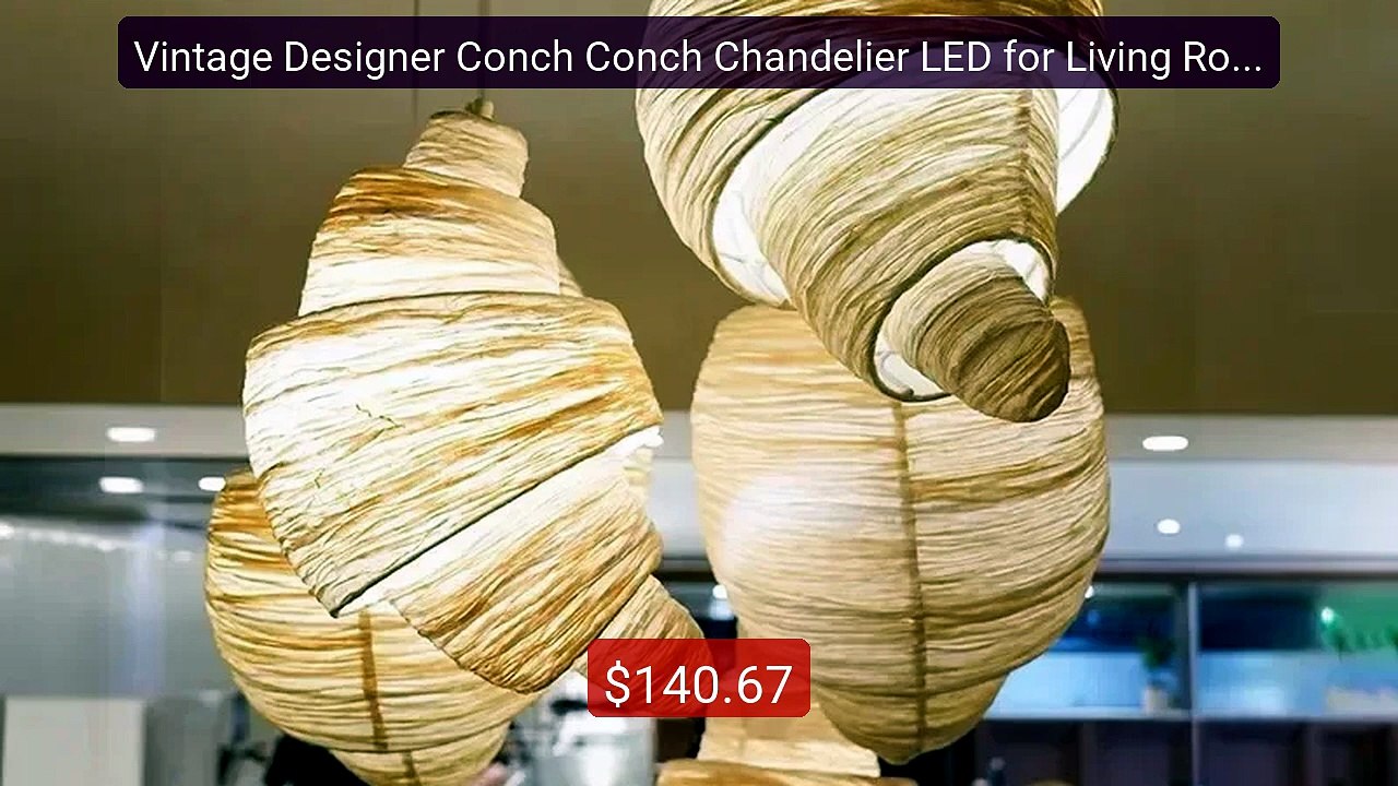 Vintage Designer Conch Conch Chandelier LED for Living Room Bedroom... -- Top Rated 2026 | Buy Now!