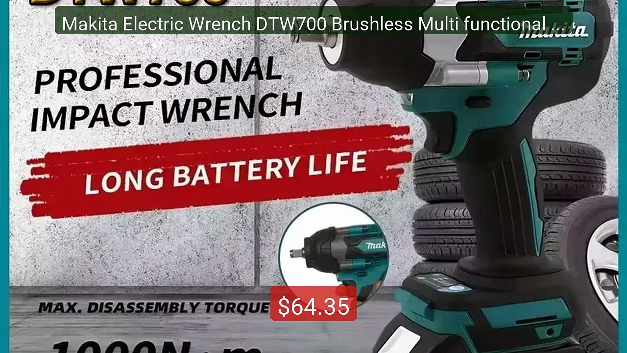 Makita Electric Wrench DTW700 Brushless Multi functional Rechargeab... -- Top Rated 2026 | Buy Now!