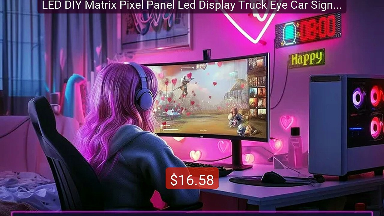 LED DIY Matrix Pixel Panel Led Display Truck Eye Car Sign Anim... -- Best Buy 2026 | Great Quality!