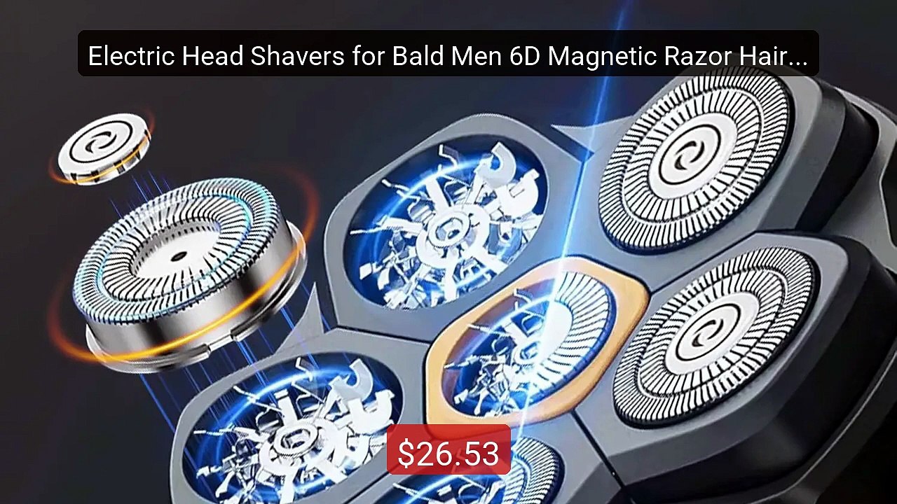 Electric Head Shavers for Bald Men 6D Magnetic Razor Hair Trimmer ... -- Best Deal 2026 | Shop Now!