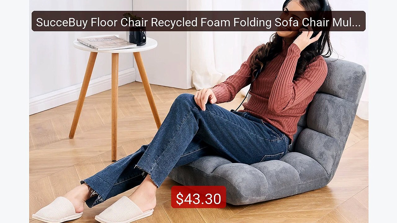 SucceBuy Floor Chair Recycled Foam Folding Sofa Chair Multifun... -- Best Buy 2026 | Great Quality!