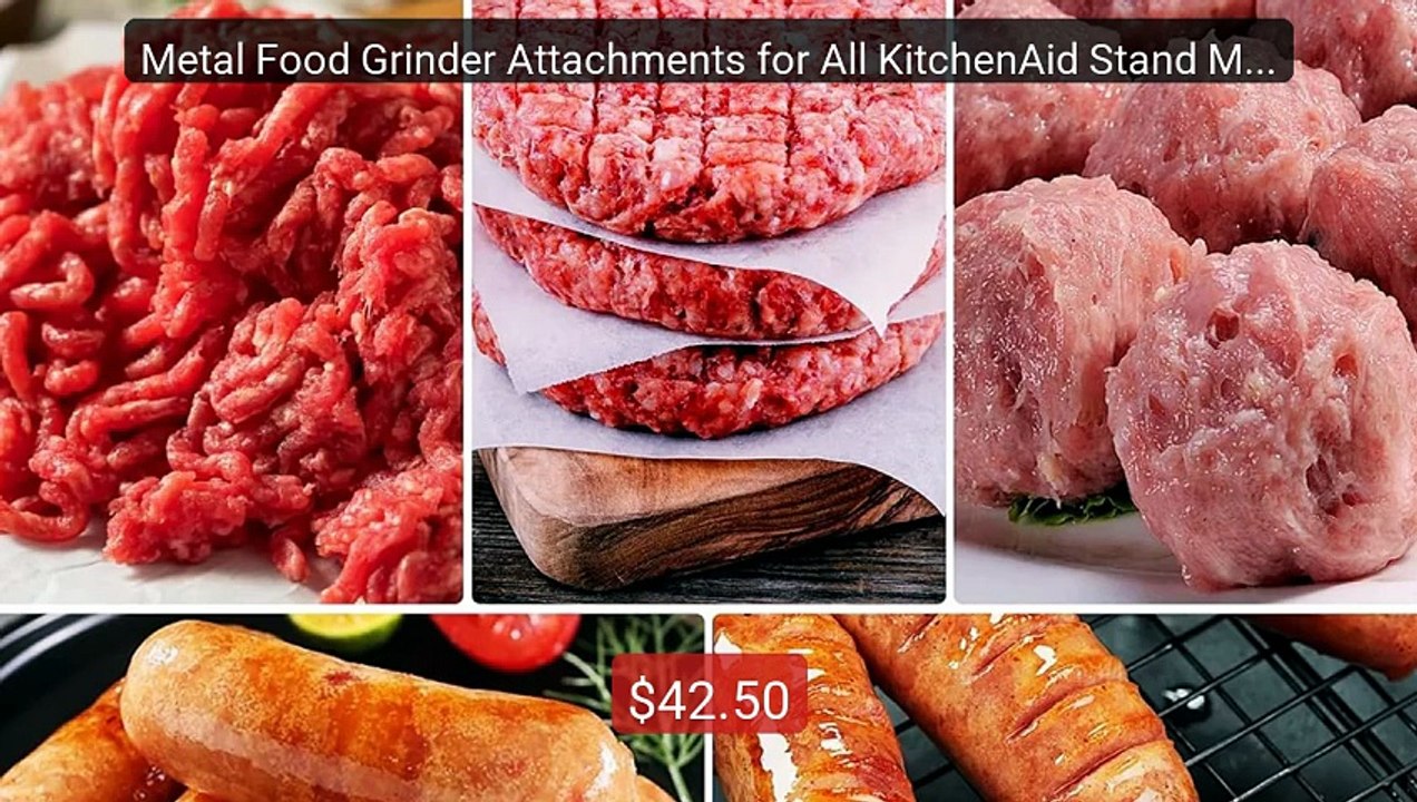 Metal Food Grinder Attachments for All KitchenAid Stand Mixers, Me... -- Best Deal 2026 | Shop Now!