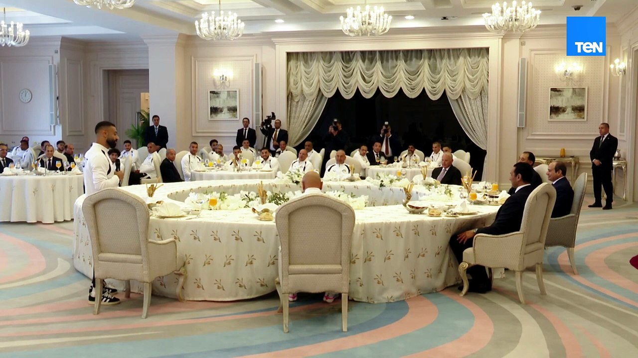 صلاح للرئيس السيسي: بنشكر حضرتك على دعمك لنا سواء على السوشيال أو استقبالنا ومش هنقصر في حق المصريين