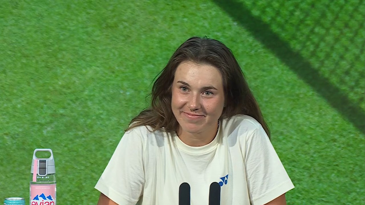 Wimbledon 2026 - Linda Noskova : "J'aurai besoin de quelques jours pour réaliser"