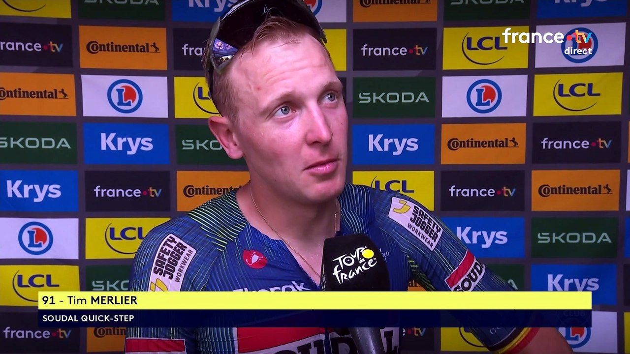 Etape 8 - Tim Merlier : Les derniers 50 mètres je ne pouvais plus pousser
