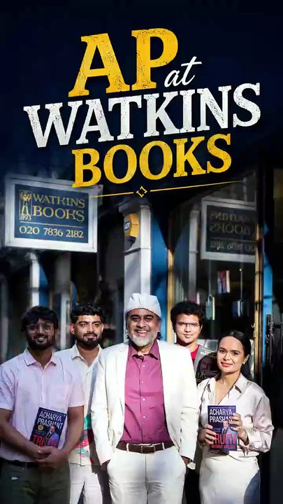 AP at Watkins Bookstore, London || Acharya Prashant
