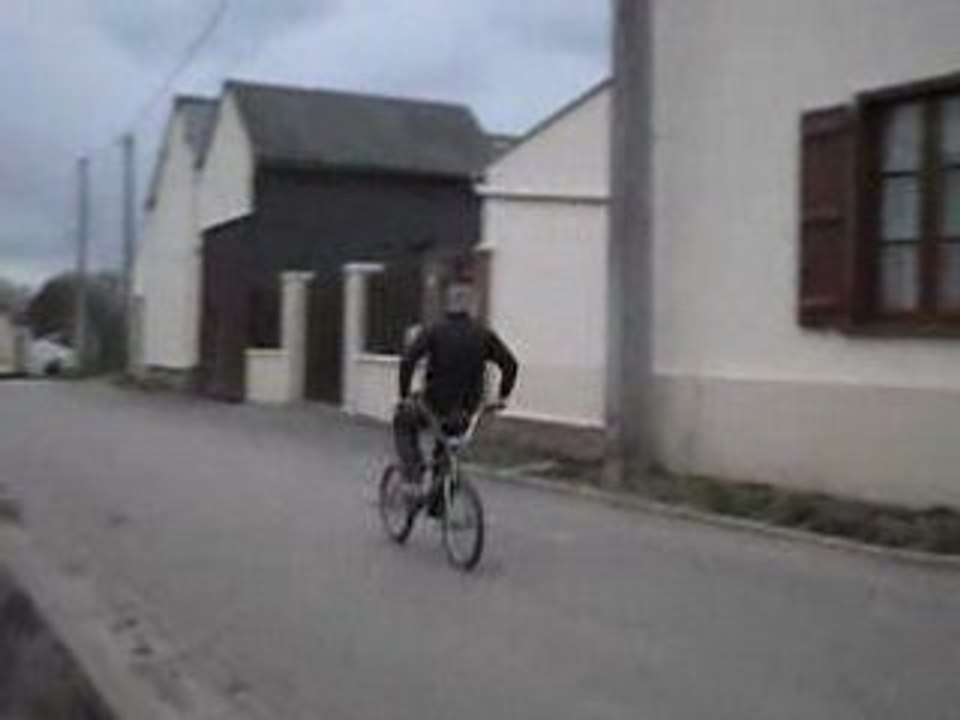 bmx a l'envers