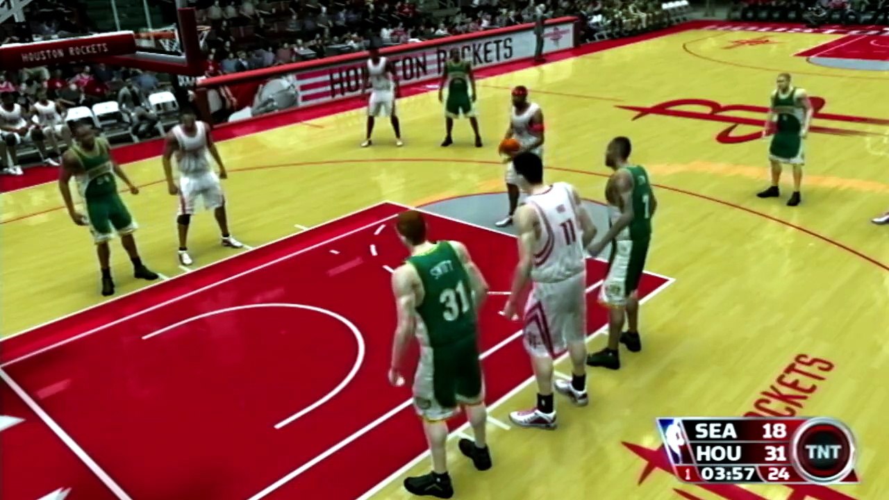NBA 07 Rockets vs Sonics