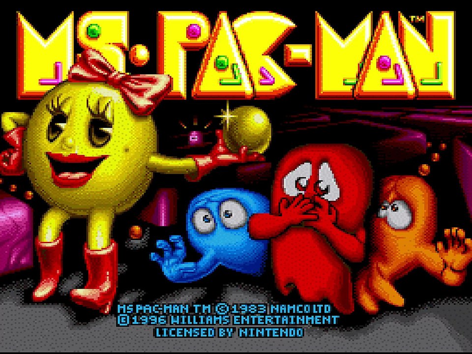 Ms. Pac-Man - SNES