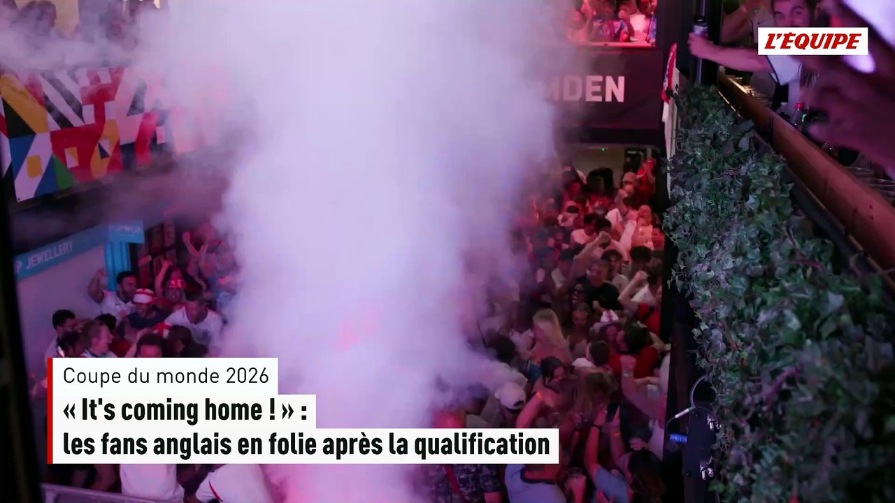 La joie des supporters anglais après le but de Jude Bellingham - Foot - Coupe du monde 2026