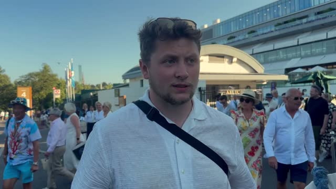 TENNIS: Wimbledon: Women's final fan reaction