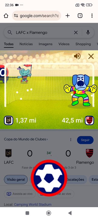 41 - Los Angeles FC x Flamengo - Partida 32-34 - Mini Cup Google Copa do Mundo de Clubes