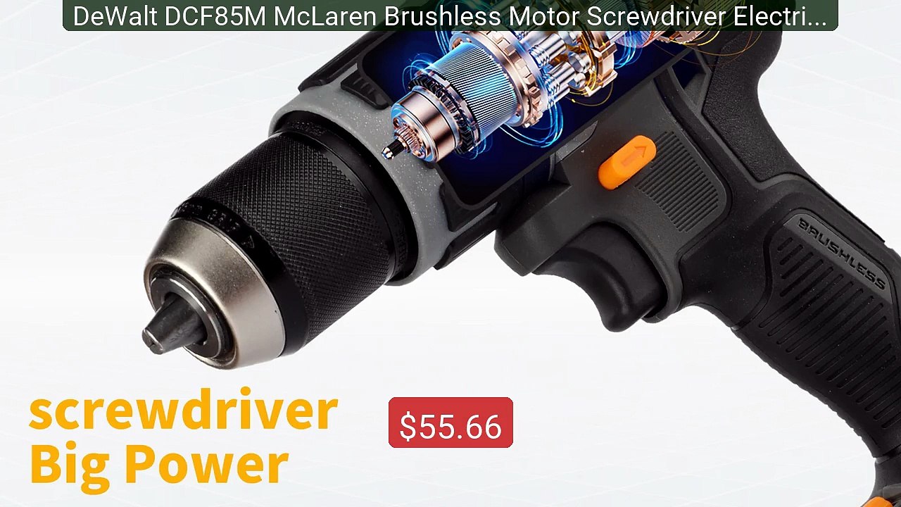 DeWalt DCF85M McLaren Brushless Motor Screwdriver Electric Scr... -- Best Buy 2026 | Great Quality!