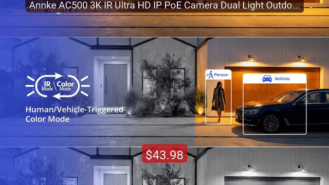Annke AC500 3K IR Ultra HD IP PoE Camera Dual Light Outdoor... Top Pick 2026 | Unbeatable Price!