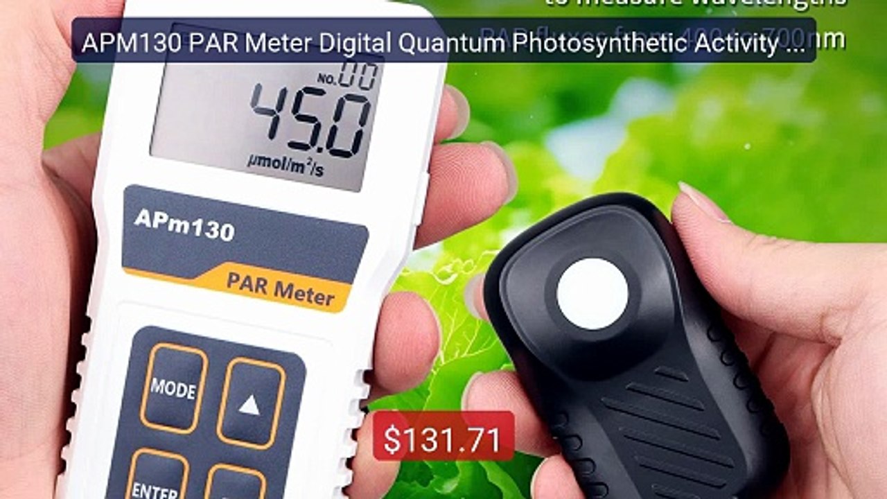 APM130 PAR Meter Digital Quantum Photosynthetic Activity Ra... -- Top Pick 2026 | Unbeatable Price!