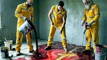 Messy bedRoom Transformed into Red Cloud Epoxy Dream Room Artistic Space | 2026 Renovation Magic
