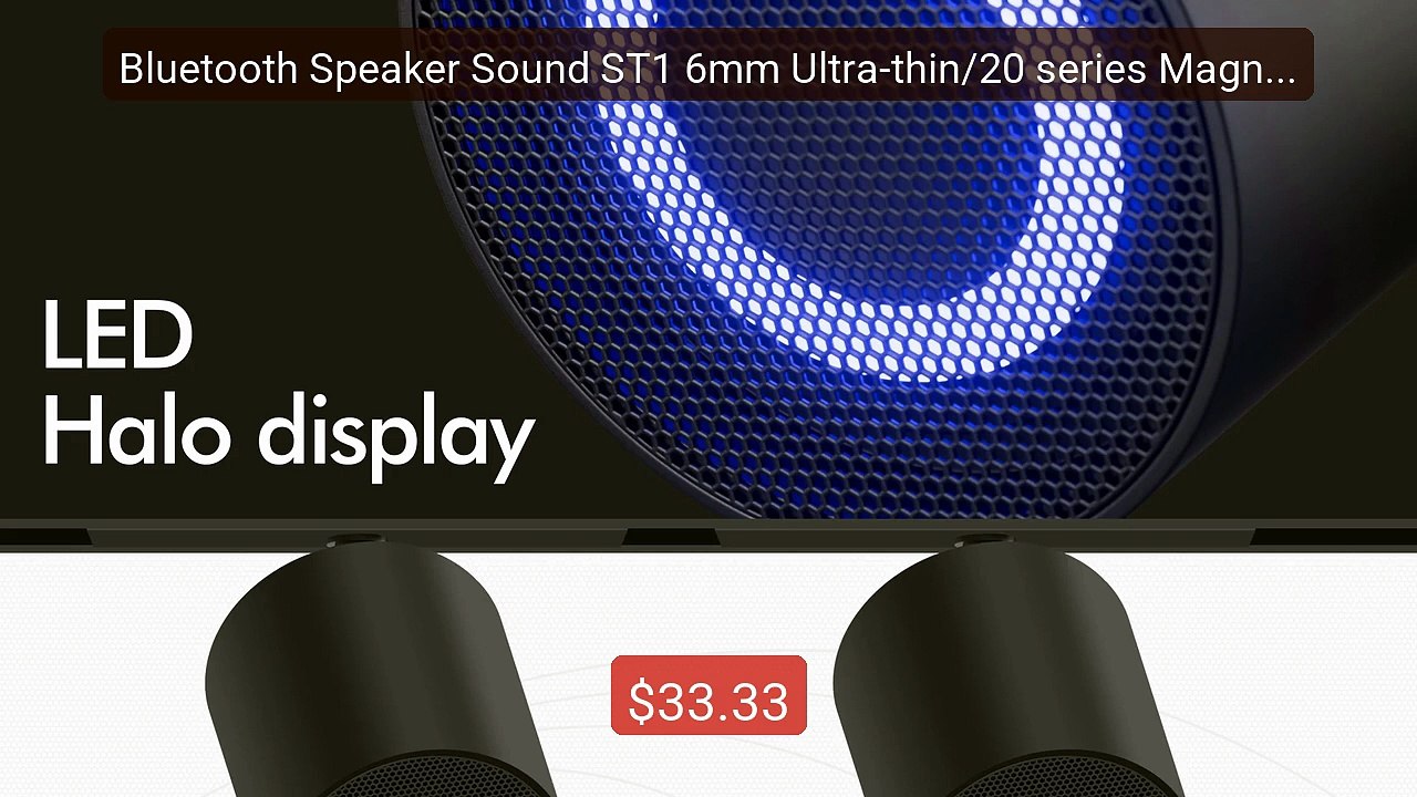 Bluetooth Speaker Sound ST1 6mm Ultra-thin/20 series Magnetic Trac... -- Best Deal 2026 | Shop Now!