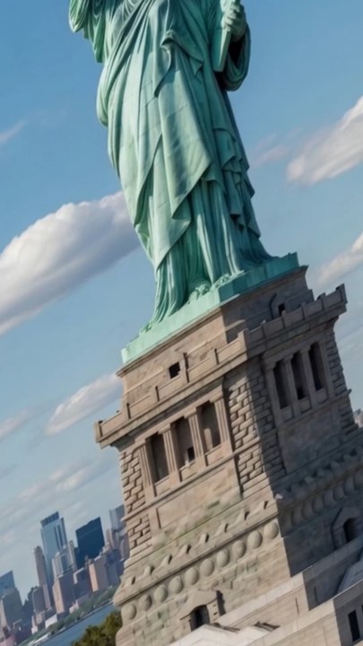 La estatua de la libertad no está en Manhattan