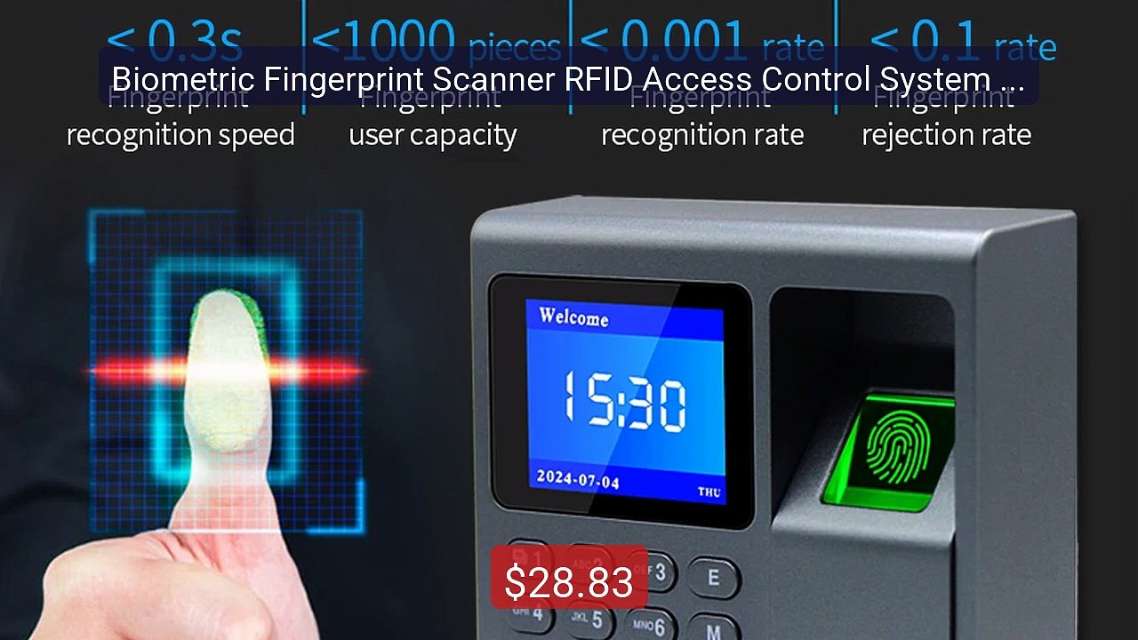 Biometric Fingerprint Scanner RFID Access Control System 1000 User ... -- Top Rated 2026 | Buy Now!