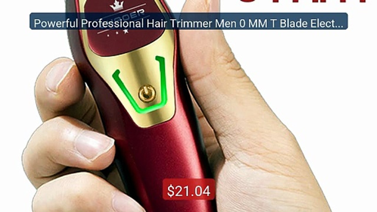 Powerful Professional Hair Trimmer Men 0 MM T Blade Electric Clippe... -- Top Rated 2026 | Buy Now!