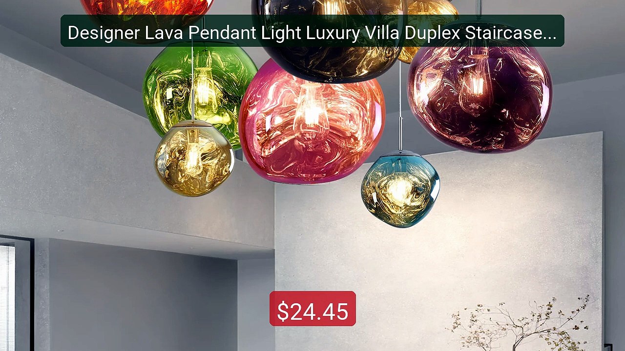 Designer Lava Pendant Light Luxury Villa Duplex Staircase N... -- Top Pick 2026 | Unbeatable Price!