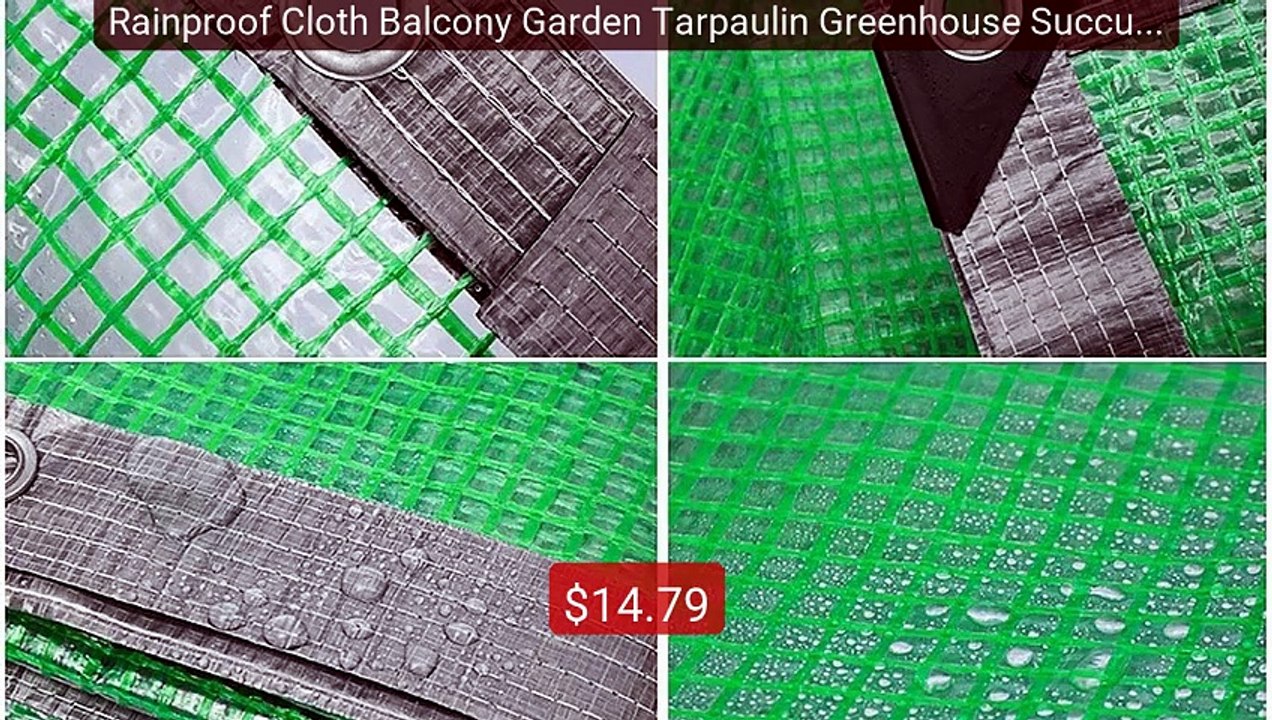 Rainproof Cloth Balcony Garden Tarpaulin Greenhouse Succulent Plan... -- Best Deal 2026 | Shop Now!