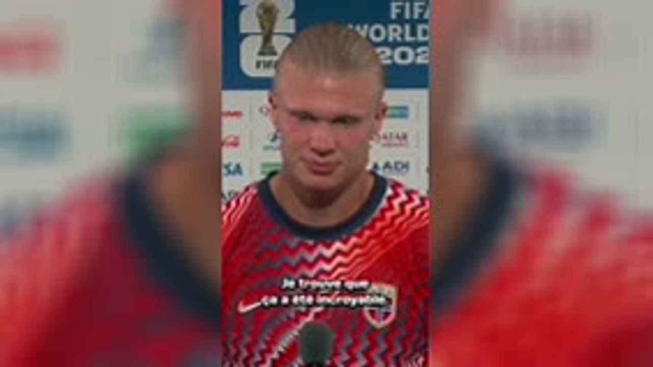 Norvège - Haaland : "On a placé la Norvège sur...